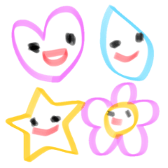[LINEスタンプ] ハートさんとそのともだち〜日常に使う言葉