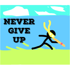 [LINEスタンプ] Stick adventure