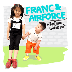 [LINEスタンプ] Franc ＆ Airforce