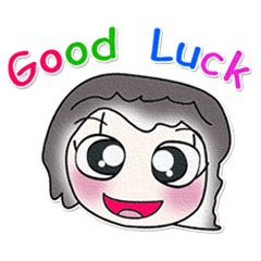 [LINEスタンプ] Miss. Waree.. Good luck