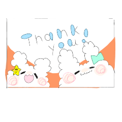 [LINEスタンプ] kumapaf＆usapaf