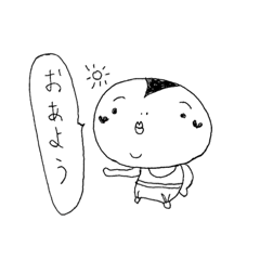 [LINEスタンプ] ジロちゃんの一日
