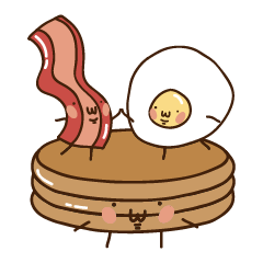 [LINEスタンプ] Happy Breakfast