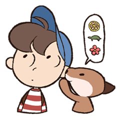 [LINEスタンプ] Me and My Fox