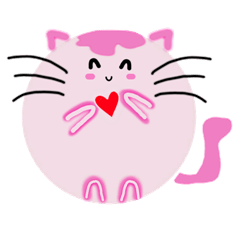[LINEスタンプ] PINKIE CATMOJI