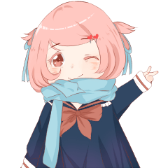 [LINEスタンプ] Dere characters- Moe Ver 1. HANA MOMOIRO