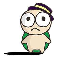 [LINEスタンプ] 毎日かめくん