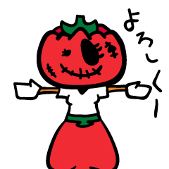 [LINEスタンプ] 規格外トマト娘ートマミンのスタンプ