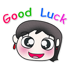 [LINEスタンプ] Miss. Wondee.. Good luck