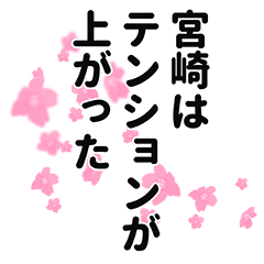 [LINEスタンプ] 宮崎さん名前ナレーション