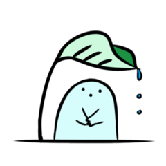 [LINEスタンプ] 大きなおばけ