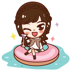 [LINEスタンプ] Cutie Alisa ＆ Friends