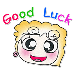 [LINEスタンプ] Miss. Yenna.. Good luck