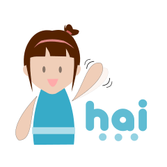 [LINEスタンプ] Rin : Cute Girl