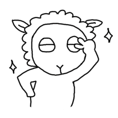 [LINEスタンプ] カエルと羊
