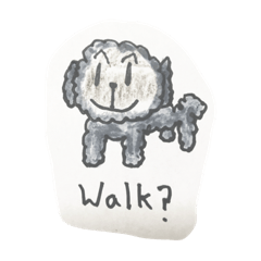 [LINEスタンプ] Mimi the poodle