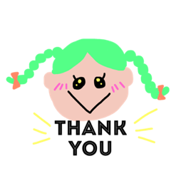 [LINEスタンプ] ほんわかgirls