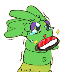 [LINEスタンプ] 泣き虫ワサビ妖精のサビー