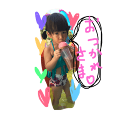 [LINEスタンプ] Luna+Kanna
