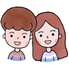 [LINEスタンプ] P＆C's daily life