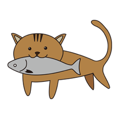 [LINEスタンプ] 漁港猫