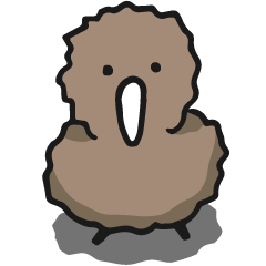 [LINEスタンプ] Kiwi's daily-QI-BI