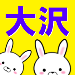 [LINEスタンプ] 超★大沢(おおさわ・おさわ・おうさわ)