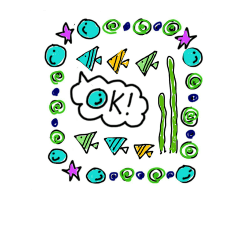 [LINEスタンプ] colorful fish world