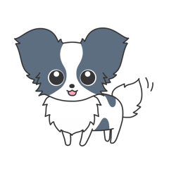 [LINEスタンプ] 毎日パピヨン