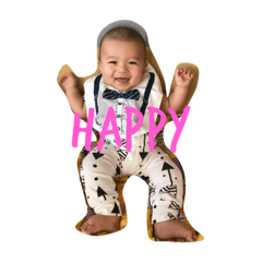 [LINEスタンプ] happy Eric