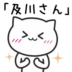 [LINEスタンプ] 及川(おいかわ)さんが使う猫