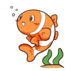 [LINEスタンプ] クマノミと仲間たち