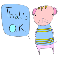 [LINEスタンプ] easy conversation in daily life
