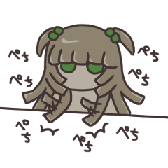 [LINEスタンプ] 暗黒ずきり