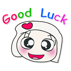 [LINEスタンプ] Miss. Chin.. Good luck