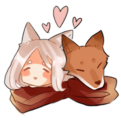 [LINEスタンプ] Mr. ＆ Mrs.Fox