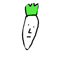 [LINEスタンプ] かわいいおはなとおやさい