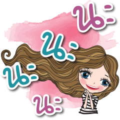 [LINEスタンプ] phomchee kheeon
