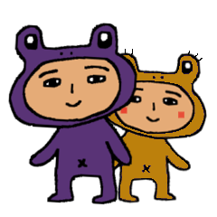 [LINEスタンプ] カエルおじさん