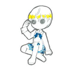[LINEスタンプ] 月の子
