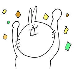 [LINEスタンプ] ゆらうさ1
