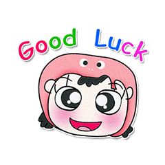 [LINEスタンプ] Miss. Chu.. Good luck ^^の画像（メイン）