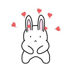 [LINEスタンプ] Dancing Bunny(K-Dance)