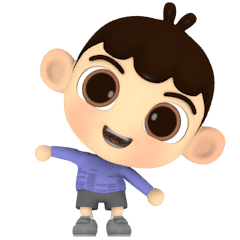 [LINEスタンプ] cute 3d baby irama