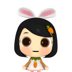 [LINEスタンプ] cute 3d baby melodi