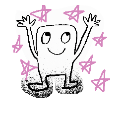 [LINEスタンプ] square boy's no.1