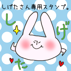 [LINEスタンプ] しげたさん専用スタンプの画像（メイン）