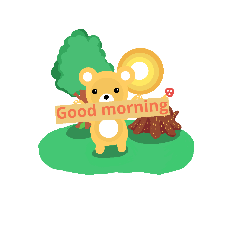 [LINEスタンプ] カラフルベアーの英語挨拶。