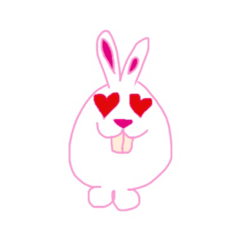 [LINEスタンプ] Rabbit Pinkio