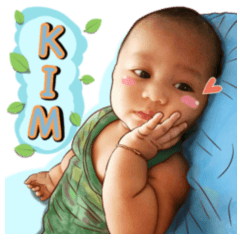 [LINEスタンプ] Baby Boy Kim